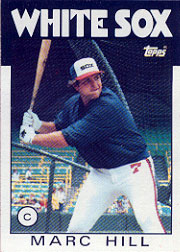 1986 Topps Baseball Cards      552     Marc Hill